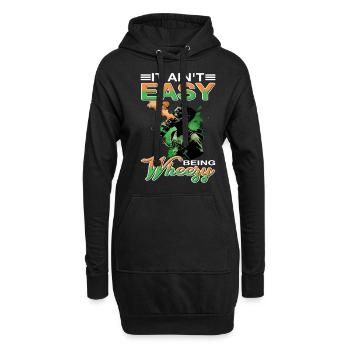 Ce n’est pas facile d’être Wheezy 20 - Sweat-shirt à capuche long Femme - noir - Devant