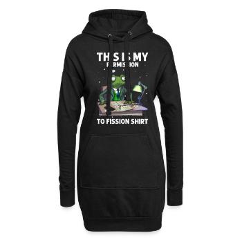 Kernenergie Spruch für Kernenergie - Hoodie-Kleid - Schwarz - Vorne