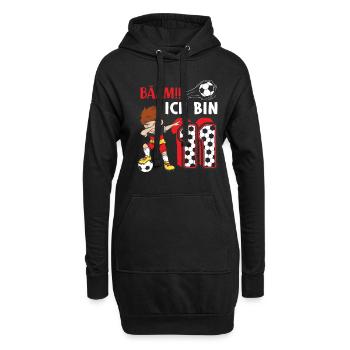11. Geburtstag Fussball 11 Jahre Fußballer - Hoodie-Kleid - Schwarz - Vorne