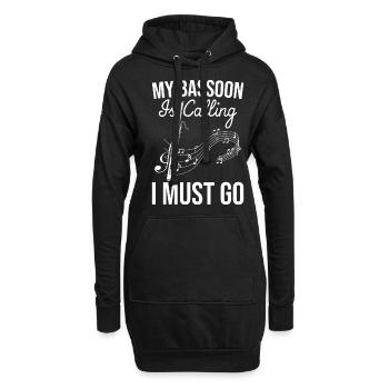 Fagottist - Hoodie-Kleid - Schwarz - Vorne