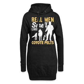 Kojotenjagd Kojotenjäger Yote - Hoodie-Kleid - Schwarz - Vorne