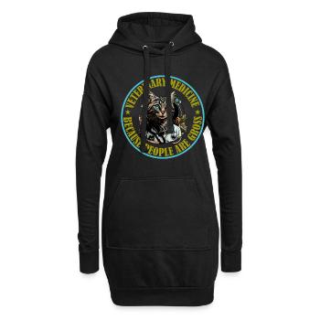 Veterinary Medicine Because People Are Gross 17 - Hoodie Dress - black - Front