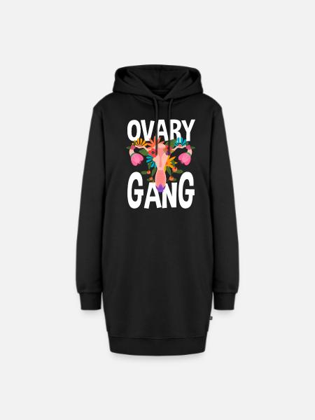 Feminismus Feministin - Hoodie-Kleid - Schwarz