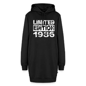 Limited Edition 1986 Geburtstag 1986 Geburtstag - Hoodie-Kleid - Schwarz - Vorne