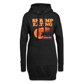 Crabe Crevettes Crabe Crabe Lover Cadeau - Sweat-shirt à capuche long Femme - noir - Devant