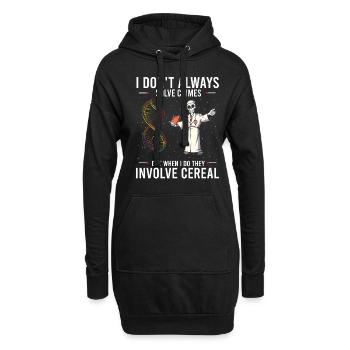 Gerichtsmediziner und Forensischer Analyst - Hoodie-Kleid - Schwarz - Vorne