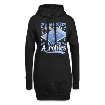 Aerobic Exercise Designs - Hoodie-Kleid - Schwarz - Vorne