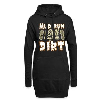 Perfect funny Race - Hoodie-Kleid - Schwarz - Vorne