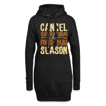 Perfect funny Race - Hoodie-Kleid - Schwarz - Vorne