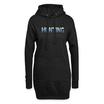 Jagd - Hoodie-Kleid - Schwarz - Vorne