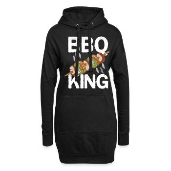 Barbeque BBQ King Grillen BBQ King - Hoodie-Kleid - Schwarz - Vorne