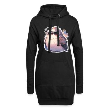 Oiseaux Oiseaux Drôles d’animaux Habitant de la forêt Animal - Sweat-shirt à capuche long Femme - noir - Devant