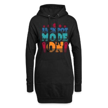 Pinball Flipperspieler Jackpot Mode On - Hoodie-Kleid - Schwarz - Vorne