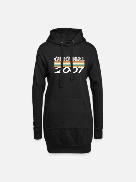 Limited Edition 2007 - Hoodie-Kleid - Schwarz