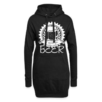 Bière Brasseurs de bière Buvez de la bière Buveurs de bière - Sweat-shirt à capuche long Femme - noir - Devant