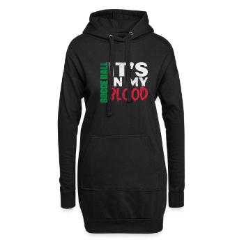 Lyonnaises - Sweat-shirt à capuche long Femme - noir - Devant