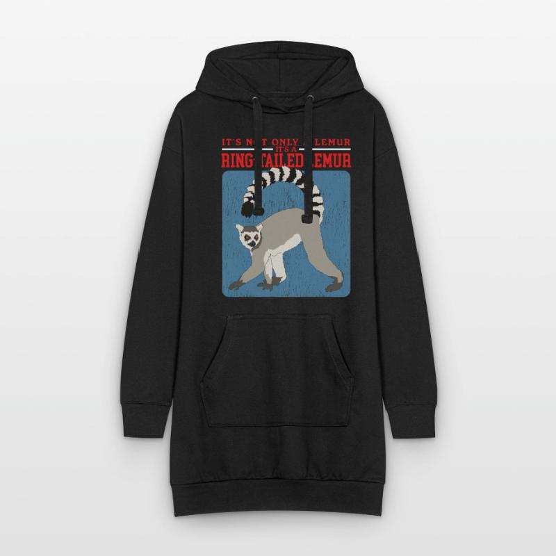 Lemur Ring-tailed lemurs Ringed Tail Lemure Gift Hoodie Dress
