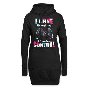 Gaming Controller Gamer Video Game Controller - Hoodie Dress - black - Front