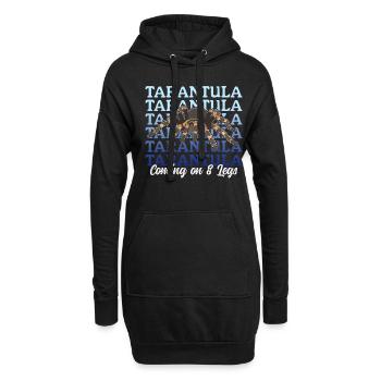 Tarentule Araignée Tarentule Tarentule Tarentule Cadeau - Sweat-shirt à capuche long Femme - noir - Devant