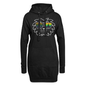 Hanovre - Sweat-shirt à capuche long Femme - noir - Devant