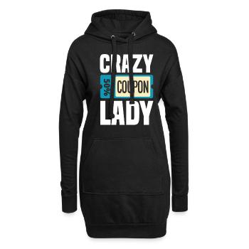 Funny Extreme Couponing Coupon Gift - Hoodie Dress - black - Front