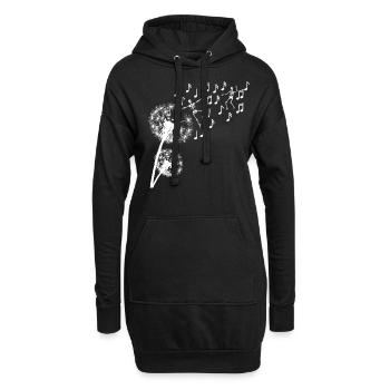 Dandelion Halloween Dancing Skeletons - Hoodie Dress - black - Front