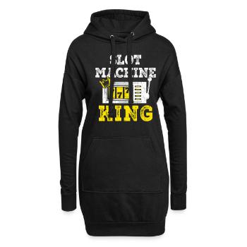 Spielautomaten-roulette-wetten, - Hoodie-Kleid - Schwarz - Vorne