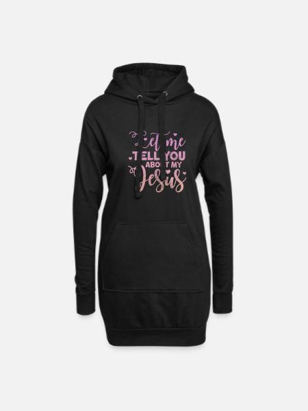 Bibel - Hoodie-Kleid - Schwarz