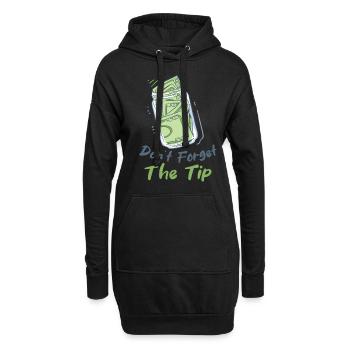 Barkeeper Mixologe Alkohol Getränke Barmann - Hoodie-Kleid - Schwarz - Vorne