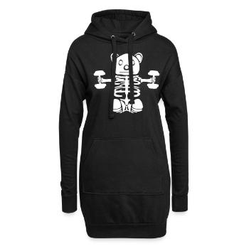 Bodybuilder Halloween Fitness Gym - Sweat-shirt à capuche long Femme - noir - Devant