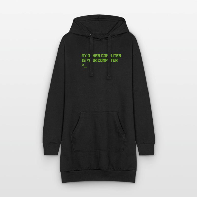 Hacker Coder Computer Hacking Cadeau Sweat-shirt à capuche long Femme