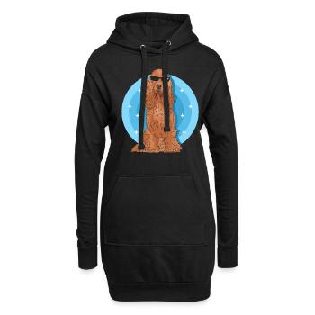 Cocker Spaniel Chiens Cocker Spaniel Cadeau - Sweat-shirt à capuche long Femme - noir - Devant