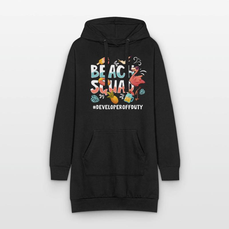 Developer Vacation Beach Group Hoodie Dress