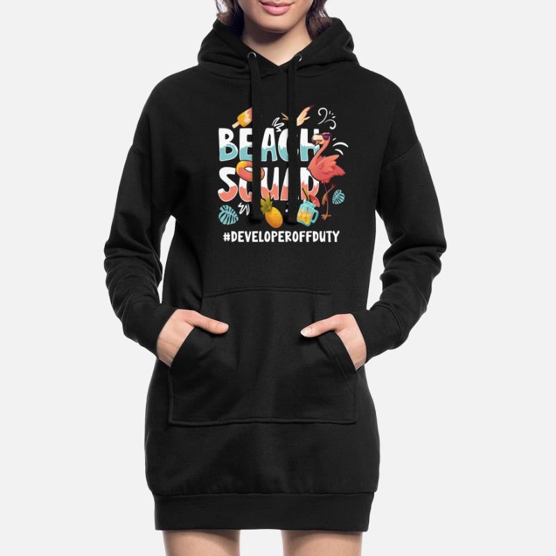 Developer Vacation Beach Group Hoodie Dress