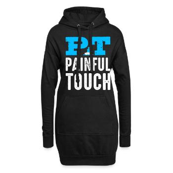 PT Physiotherapie Physiotherapeutin Job - Hoodie-Kleid - Schwarz - Vorne