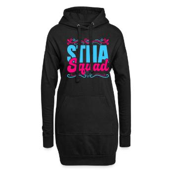 Altenpflegehelfer Squad Pflegehelferin - Hoodie-Kleid - Schwarz - Vorne