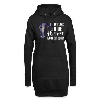 Hoosier Amerikaner US-Patriot USA Gewachsen - Hoodie-Kleid - Schwarz - Vorne