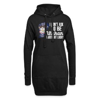 Utahan Amerikaner US-Patriot USA Gewachsen Utah - Hoodie-Kleid - Schwarz - Vorne