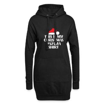 This Is My Christmas Pajama Shirt Men Women - Hoodie Dress - black - Front