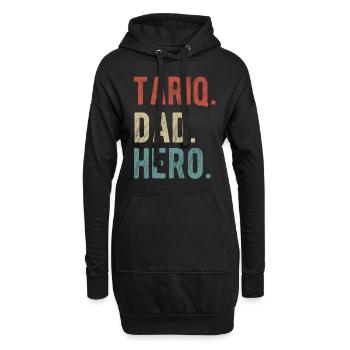 Tariq Papa Held - Hoodie-Kleid - Schwarz - Vorne