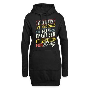 Activity Assistant Professionals - Hoodie-Kleid - Schwarz - Vorne