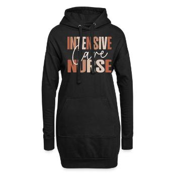 Infirmier(ère) autorisé(e) Rn Medical - Sweat-shirt à capuche long Femme - noir - Devant