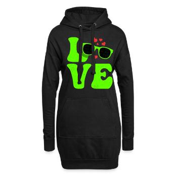 Codierung Codierer Programmierer - Hoodie-Kleid - Schwarz - Vorne
