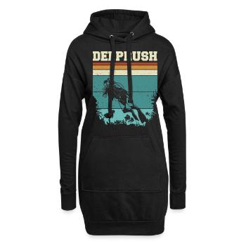 Plongée sous-marine, Plongée sous-marine, Vacances en mer - Sweat-shirt à capuche long Femme - noir - Devant