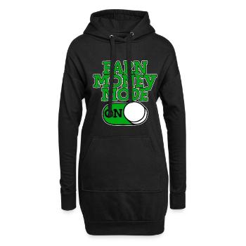 Earn Money Mode On 4 - Hoodie-Kleid - Schwarz - Vorne