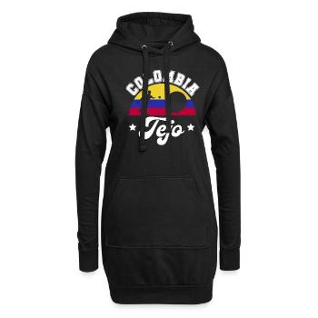 Kolumbien Tejospieler Baseball Meisterschaft - Hoodie-Kleid - Schwarz - Vorne