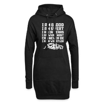 Lutteur lutteur Fight Wrestling Ringer cadeau - Sweat-shirt à capuche long Femme - noir - Devant