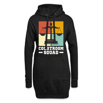 Anwalt Geschenke für Anwälte | Jurist Jura Student - Hoodie-Kleid - Schwarz - Vorne