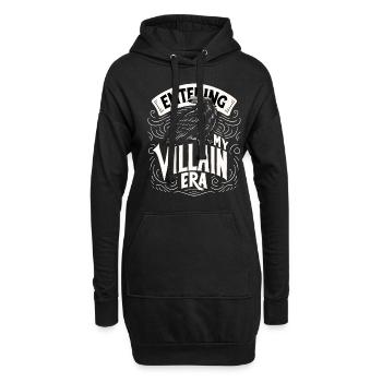 Eintritt In Meine Schurken-ära Krähe Rabe - Hoodie-Kleid - Schwarz - Vorne