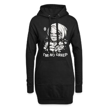 Ich bin kein Widerling, Anime Manga Comic - Hoodie-Kleid - Schwarz - Vorne